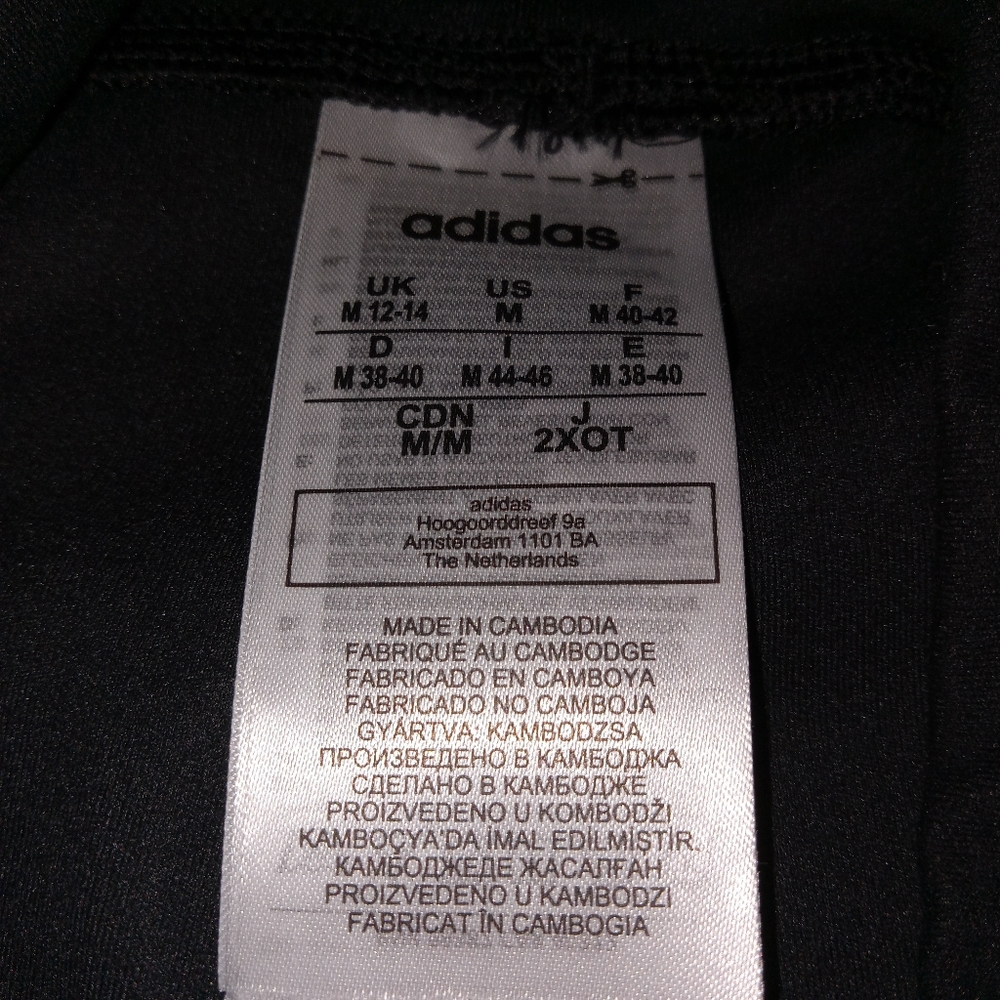 Adidas Zoe X Saldaba Black Double Knit Training Leggings Medium - Picture 5 of 12